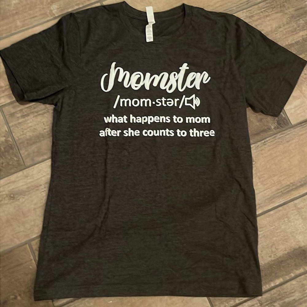 Gray Momster T-shirt